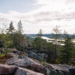 Maisema Aavasaksanvaaralta Ruotsin rajalle