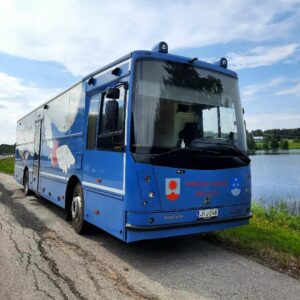 Kirjastoauto Väylän Kulkuri poissa liikenteestä