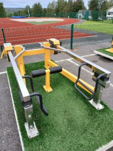 Ulkokuntosali on nyt avattu