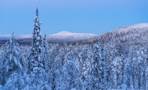 Aavasaksalla valokuidun rakentamistöitä