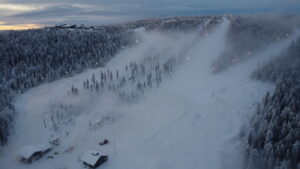 Aavasaksan rinteiden pakkasraja on -20 °C