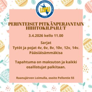 Pitkäperjantain hiihtokilpailut Loimulla