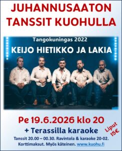 Juhannusaaton tanssit Kuohuolla