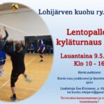 Lentopallon kyläturnaus kuva