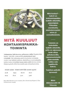 Mitä kuuluu? Kohtaamispaikkatoiminta