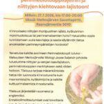 Perinnebiotoopit ja niittyjen kiehtovat lajit tutuksi -tilaisuus kuva
