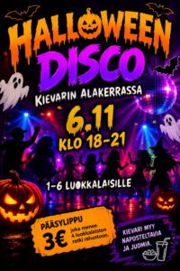 Halloween Disco 1-6 luokkalaisille